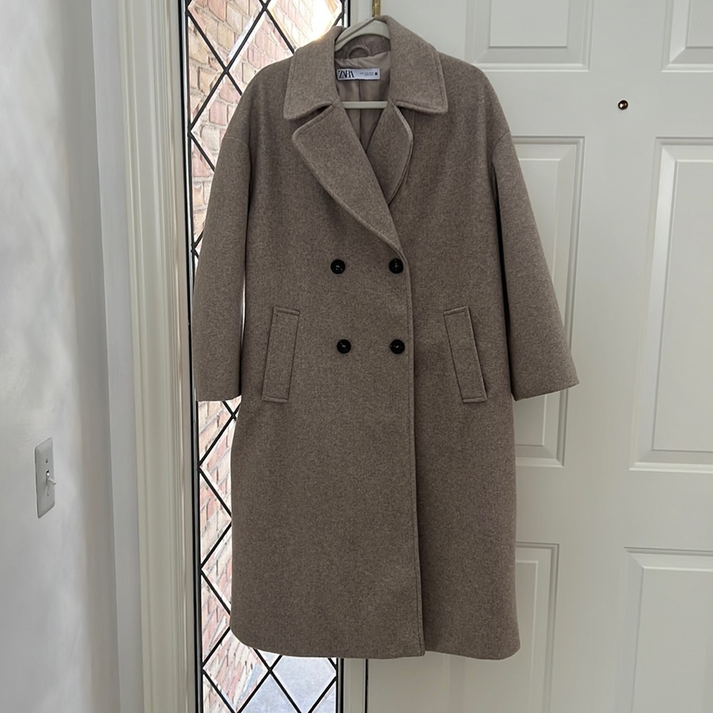 Zara Wool Blend Coat